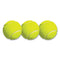 Tennis Balls, 2.5" Diameter, Yellow, 3/pack