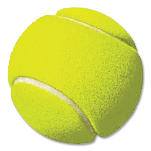 Tennis Balls, 2.5" Diameter, Yellow, 3/pack