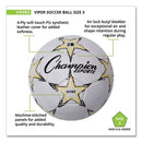 Viper Soccer Ball, No. 3 Size, 7.25" To 7.5" Diameter, White