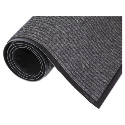 Needle Rib Wipe And Scrape Mat, Polypropylene, 36 X 60, Gray