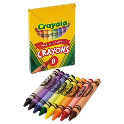 Classic Color Crayons, Tuck Box, 8 Colors