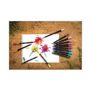 Brush And Detail Dual Ended Markers, Extra-fine Brush/bullet Tips, Assorted Colors, 16/set