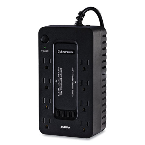 Se450g1 Ups Battery Backup, 8 Outlets, 450 Va, 890 J