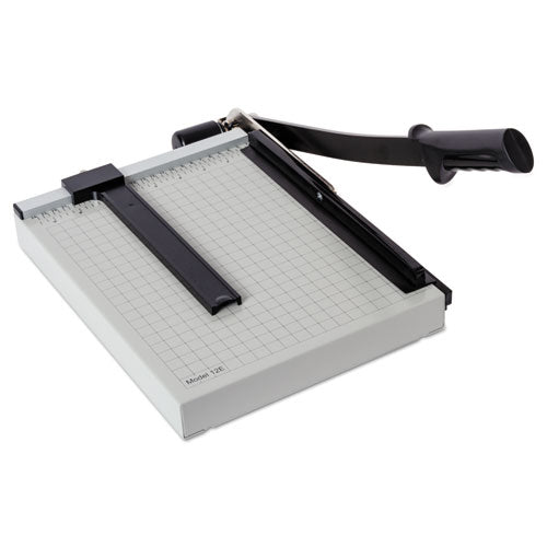 Vantage Guillotine Paper Trimmer/cutter, 15 Sheets, 12" Cut Length, Metal Base, 10 X 12.75