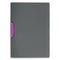 Duraswing Report Cover, Clip Fastener, 8.5 X 11, Graphite/graphite, 5/pack