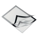 Duraframe Sign Holder, 8.5 X 11, Silver Frame, 2/pack