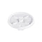 Lift N' Lock Plastic Hot Cup Lids, Fits 10 Oz Cups, White, 1,000/carton