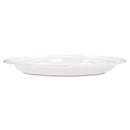 Famous Service Impact Plastic Dinnerware, Plate, 10.25" Dia, White, 500/carton