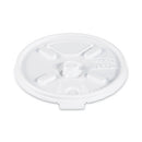 Lift N' Lock Plastic Hot Cup Lids, Fits 10 Oz To 14 Oz Cups, White, 1,000/carton