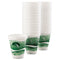 Horizon Hot/cold Foam Drinking Cups, 12 Oz, Green/white, 25/bag, 40 Bags/carton