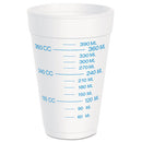 Graduated Foam Medical Cups, 16 Oz, White, 25/pack, 40 Packs/carton