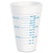 Graduated Foam Medical Cups, 16 Oz, White, 25/pack, 40 Packs/carton