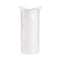 Plastic Lids For Foam Cups, Bowls And Containers, Flat, Vented, Fits 6-32 Oz, Translucent, 100/pack, 10 Packs/carton