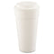 Foam Drink Cups, Hot/cold, 24 Oz, White, 25/bag, 20 Bags/carton