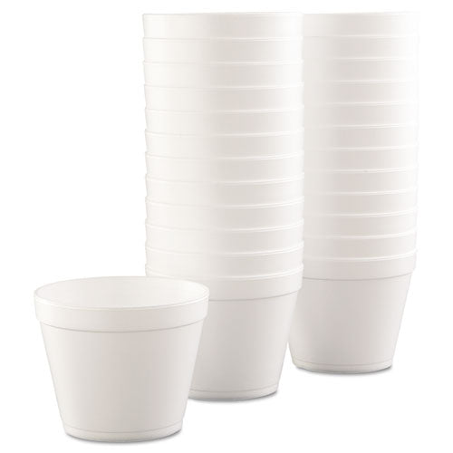 Foam Containers, 24 Oz, White, 25/bag, 20 Bags/carton