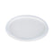 Plastic Lids For Foam Containers, Flat, Vented, Fits 24-32 Oz, Translucent, 100/pack, 5 Packs/carton