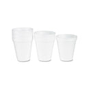 Foam Drink Cups, 6 Oz, White, 25/bag, 40 Bags/carton