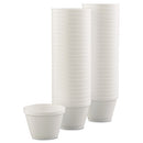 Foam Containers, 6 Oz, White, 50/bag, 20 Bags/carton