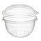 Presentabowls Bowl/lid Combo-paks, Dome Lid, 16 Oz, Clear, Plastic, 63/pack, 4 Packs/carton