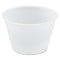 Polystyrene Portion Cups, 4 Oz, Translucent, 250/bag, 10 Bags/carton