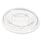 Portion/souffle Cup Lids, Fits 0.5 Oz To 1 Oz Cups, Pet, Clear, 125 Pack, 20 Packs/carton