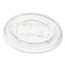 Portion/souffle Cup Lids, Pet, Fits 1.5 Oz To 2.5 Oz Cups, Clear, 2,500/carton