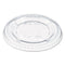 Portion/souffle Cup Lids, Fits 3.25 Oz To 9 Oz Cups, Clear, 125/pack, 20 Packs/carton