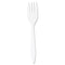 Style Setter Mediumweight Plastic, Spoons, White, 5.6", 1000/carton