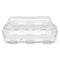 Stackable Caddy Organizer With S, M And L Containers, Plastic, 10.5 X 14 X 6.5, White Caddy/clear Containers