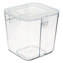 Stackable Caddy Organizer, Small, Plastic, 4.33 X 4 X 4.38, White