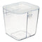 Stackable Caddy Organizer, Small, Plastic, 4.33 X 4 X 4.38, White