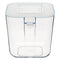 Stackable Caddy Organizer, Small, Plastic, 4.33 X 4 X 4.38, White