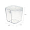 Stackable Caddy Organizer, Small, Plastic, 4.33 X 4 X 4.38, White