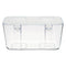 Stackable Caddy Organizer, Medium, Plastic, 8.8 X 4 X 4.38, White