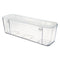 Stackable Caddy Organizer, Large, Plastic, 13.24 X 4 X 4.38, White