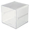 Stackable Cube Organizer, 1 Compartment, 6 X 6 X 6, Plastic, Clear