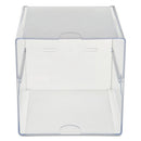 Stackable Cube Organizer, 1 Compartment, 6 X 6 X 6, Plastic, Clear