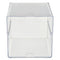 Stackable Cube Organizer, 1 Compartment, 6 X 6 X 6, Plastic, Clear