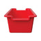 Antimicrobial Rectangle Storage Bin, Red