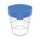 Antimicrobial No Spill Paint Cup, 3.46 W X 3.93 H, Blue