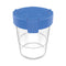 Antimicrobial No Spill Paint Cup, 3.46 W X 3.93 H, Blue