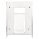 Stand-tall Wall-mount Literature Rack, Magazine, 9.13w X 3.25d X 11.88h, Clear