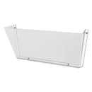 Unbreakable Docupocket Wall File, Letter Size, 14.5" X 3" X 6.5", Clear