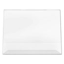 Classic Image Slanted Sign Holder, Landscaped, 11 X 8.5 Insert, Clear