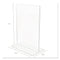 Classic Image Double-sided Sign Holder, 5 X 7 Insert, Clear