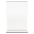 Classic Image Double-sided Sign Holder, 5 X 7 Insert, Clear