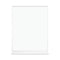 Classic Image Double-sided Sign Holder, 8.5 X 11 Insert, Clear