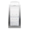 3-tier Literature Holder, Leaflet Size, 6.75w X 6.94d X 13.31h, Silver