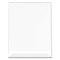 Classic Image Slanted Sign Holder, Portrait, 8.5 X 11 Insert, Clear