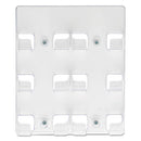 6-pocket Business Card Holder, Holds 480 Cards, 8.5 X 1.63 X 9.75, Plastic, Clear